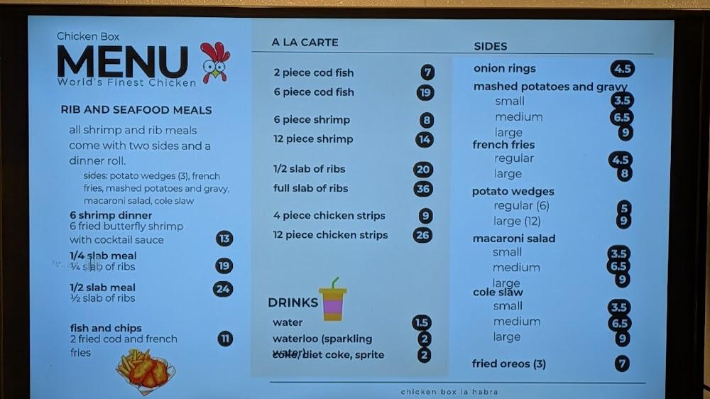 Chicken Box Broasted Chicken Menu image 3